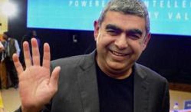 Infosys Technologies CEO Vishal Sikka at the announcement of the 3rd quarter financial results of the company at its headquarters in Bengaluru (PTI) Infosys Technologies CEO Vishal Sikka at the announcement of the 3rd quarter financial results of the company at its headquarters in Bengaluru (PTI)