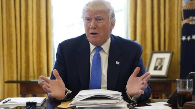 In an interview, Trump also said China could solve the national security challenge posed by North Korea “very easily if they want to,” ratcheting up pressure on Beijing to exert more influence to rein in Pyongyang’s increasingly bellicose actions. (Reuters) In an interview, Trump also said China could solve the national security challenge posed by North Korea “very easily if they want to,” ratcheting up pressure on Beijing to exert more influence to rein in Pyongyang’s increasingly bellicose actions. (Reuters)