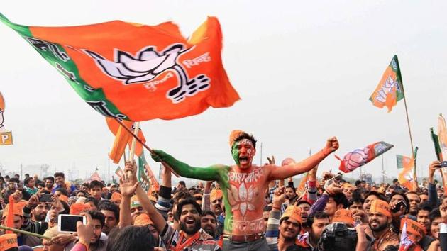 The BJP is planning to showcase Odisha and Maharashtra civic poll victories as the endorsement of Narendra Modi government’s pro-poor policies and support for the government’s demonetisation move in UP election.(PTI File Photo) The BJP is planning to showcase Odisha and Maharashtra civic poll victories as the endorsement of Narendra Modi government’s pro-poor policies and support for the government’s demonetisation move in UP election.(PTI File Photo)