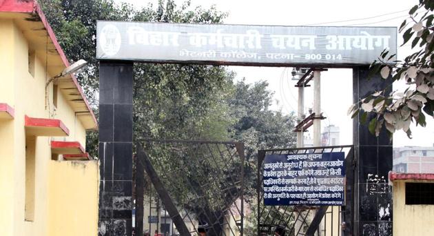 Taint of a scam: BSSC office in Patna.