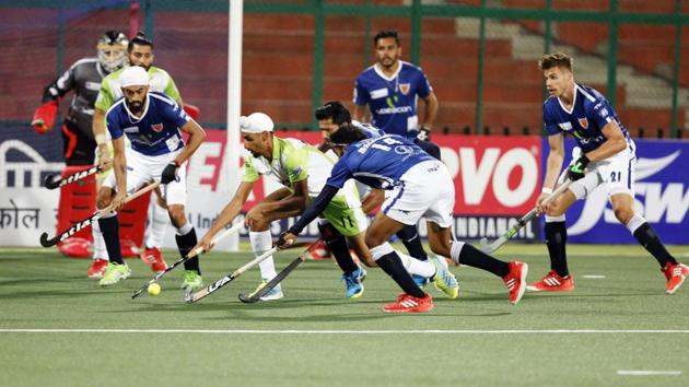 Dabang Mumbai beat Delhi Waveriders to book their spot in the Hockey India League final against Kalinga Lancers. (HIL) Dabang Mumbai beat Delhi Waveriders to book their spot in the Hockey India League final against Kalinga Lancers. (HIL)