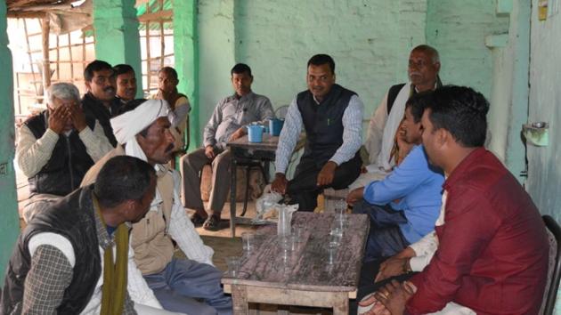 Here ‘Chai Pe Charcha’ is only about BSP chief.(HT Photo)