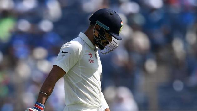Virat Kohli, Indian cricket team captain, failed to perform well in the first Test against Australia.(AFP)