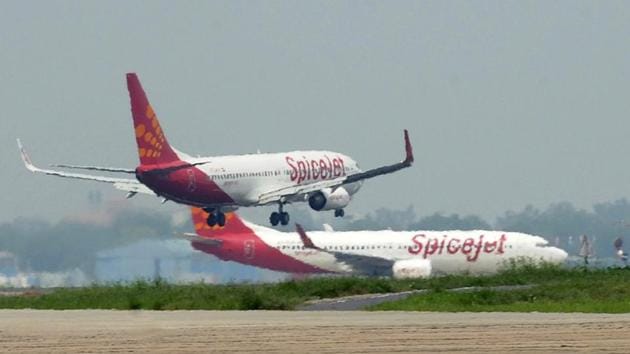 A collision was averted between a SpiceJet flight with an IndiGo plane as the latter could nor clear the runway due to presence of rabbit on the airstrip at Ahmedabad airport. (AFP File Photo) A collision was averted between a SpiceJet flight with an IndiGo plane as the latter could nor clear the runway due to presence of rabbit on the airstrip at Ahmedabad airport. (AFP File Photo)
