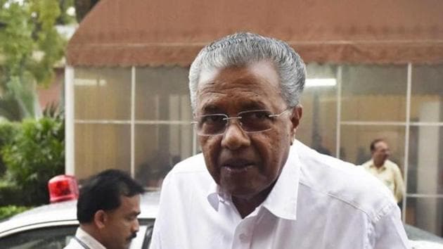 Kerala chief minister Pinarayi Vijayan in July 2016. (Vipin Kumar/HT File Photo) Kerala chief minister Pinarayi Vijayan in July 2016. (Vipin Kumar/HT File Photo)
