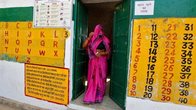 A woman leaves after casting her vote at a polling station during the fourth phase of the state assembly election in Allahabad, India (Jitendra Prakash/REUTERS) A woman leaves after casting her vote at a polling station during the fourth phase of the state assembly election in Allahabad, India (Jitendra Prakash/REUTERS)