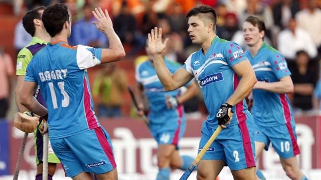 UP Wizards beat Delhi Waveriders in the third-place play-off match of the Hockey India League. (HIL) UP Wizards beat Delhi Waveriders in the third-place play-off match of the Hockey India League. (HIL)