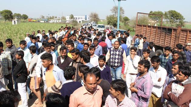 The accused were booked and an FIR lodged at Bhojpur police station under sections of The Prevention of Cruelty to Animals Act. (HT PHOTO) The accused were booked and an FIR lodged at Bhojpur police station under sections of The Prevention of Cruelty to Animals Act. (HT PHOTO)