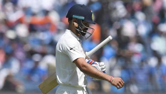 India captain Virat Kohli suffered his first defeat at home as India lost by 333 runs in the first Test to Australia.(AFP)