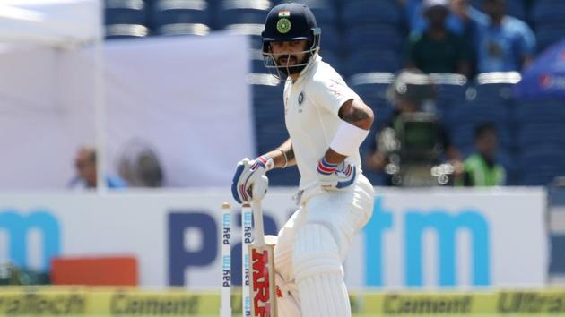 Virat Kohli’s 19-match undefeated streak since 2015 ended in spectacular style as India lost the Pune Test by 333 runs to Australia.(BCCI)