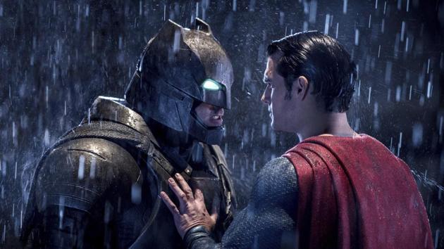 This image released by Warner Bros. Pictures shows Ben Affleck, left, and Henry Cavill in a scene from, Batman v Superman: Dawn of Justice. (AP) This image released by Warner Bros. Pictures shows Ben Affleck, left, and Henry Cavill in a scene from, Batman v Superman: Dawn of Justice. (AP)