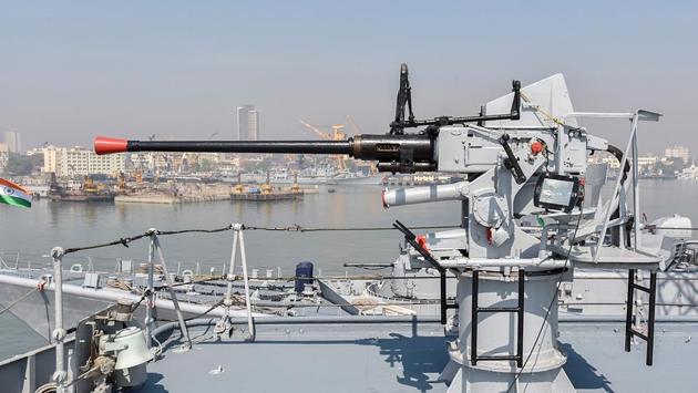 Commissioned into the Royal Navy in November, 1959, as HMS Hermes, she served the British for 27 years before being decommissioned in 1984. (Kunal Patil/ht photo) 
