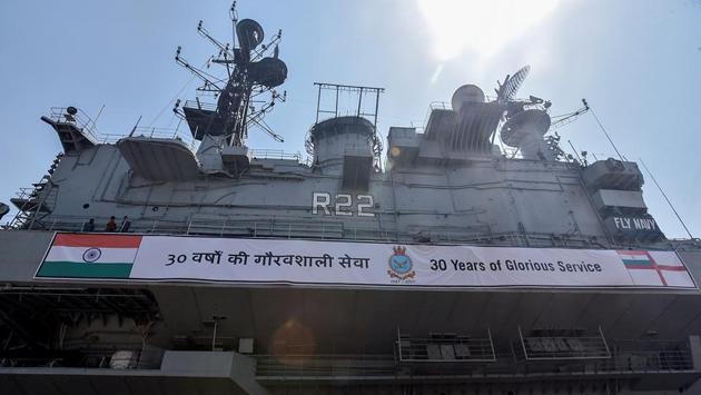 The Navy had to decide on its fate, primarily due to the increasing operational costs to keep her battle ready. (Kunal Patil/ht photo) 