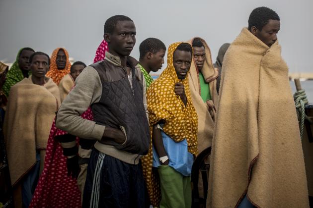 The UN’s refugee agency said that nearly 26,000 unaccompanied minors reached Italy last year, more than double the previous year. Most of them were teenage boys from Eritrea, Nigeria, Gambia and Egypt, but there were teenage girls too. (Santi Palacios / AP)