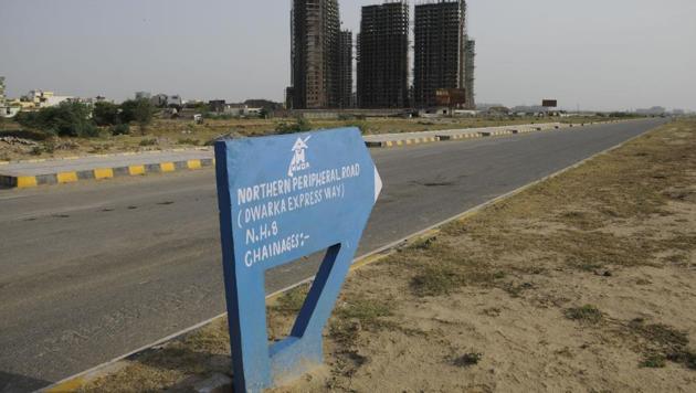 A litigation over the rehabilitation of the oustees has delayed the NPR project, also known as the Dwarka Expressway, for six years. (HT File) A litigation over the rehabilitation of the oustees has delayed the NPR project, also known as the Dwarka Expressway, for six years. (HT File)
