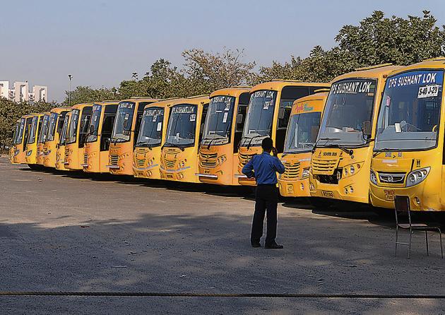 tHE district inspector of school (DIoS), Lucknow, has said that most schools do not verify the antecedents of drivers of school buses, private vans or auto rickshaws ferrying school kids.(Parveen Kumar/Hindustan Times/For representation only) tHE district inspector of school (DIoS), Lucknow, has said that most schools do not verify the antecedents of drivers of school buses, private vans or auto rickshaws ferrying school kids.(Parveen Kumar/Hindustan Times/For representation only)