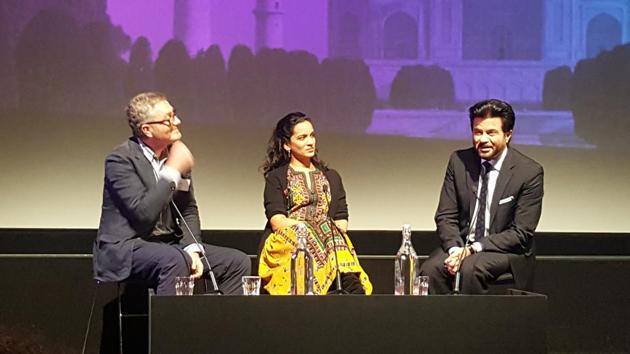 British Film Institute head curator Robin Baker (left) in conversation with composer-sitar player Anoushka Shankar and actor Anil Kapoor at a gathering in London to announce a series of events in India and Britain during the UK-India Year of Culture.(HT Photo) British Film Institute head curator Robin Baker (left) in conversation with composer-sitar player Anoushka Shankar and actor Anil Kapoor at a gathering in London to announce a series of events in India and Britain during the UK-India Year of Culture.(HT Photo)