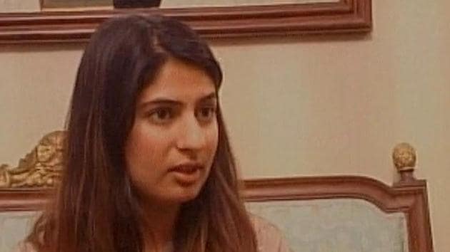 Delhi University student Gurmehar Kaur, whose social media campaign against the ABVP went viral.(ANI Photo)