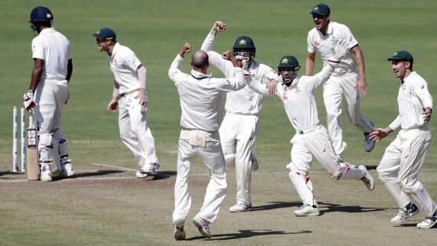 Australia defeated India by 333 runs in the Pune Test that finished within three days.(AP)