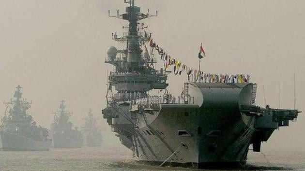 Minesweepers are used to de-mine sea lanes for larger vessels, such as the Indian Navy's aircraft carrier INS Viraat (in pic), to pass. The INS Viraat will be decommissioned on March 6, 2017.(File photo/) Minesweepers are used to de-mine sea lanes for larger vessels, such as the Indian Navy's aircraft carrier INS Viraat (in pic), to pass. The INS Viraat will be decommissioned on March 6, 2017.(File photo/)