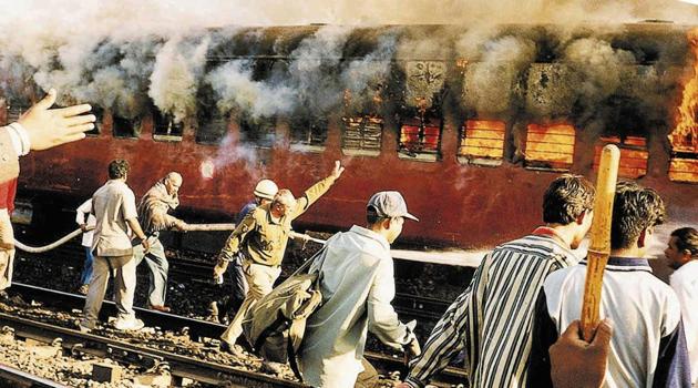 Sabarmati Express - Coach S-6 of the Sabamati Express train that killed 58 people subsequently leading into Gujarat riots in 2002 . On February 28, 15 years have passed since a gale of violence engulfed 20 out of the 25 districts of Gujarat. (AP File Photo)