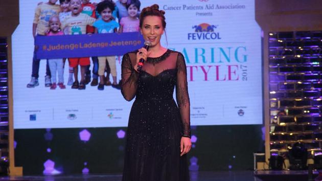 Iulia Vantur, who has been taking singing classes for a while now, also performed at the event which was hosted by Fevicol in aid of children suffering from blood cancer. (Pramod Thakur/HT Photo) Iulia Vantur, who has been taking singing classes for a while now, also performed at the event which was hosted by Fevicol in aid of children suffering from blood cancer. (Pramod Thakur/HT Photo)