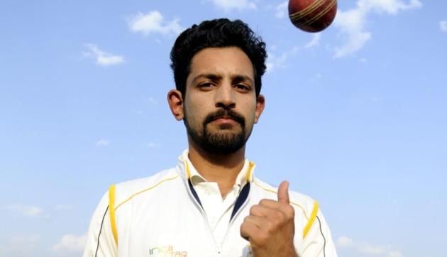 Karan Kaila’s 14 in the match made him the highest wicket-taker in the tournament with 49 wickets in seven games. (HBharat Bhushan/HT Photo) Karan Kaila’s 14 in the match made him the highest wicket-taker in the tournament with 49 wickets in seven games. (HBharat Bhushan/HT Photo)