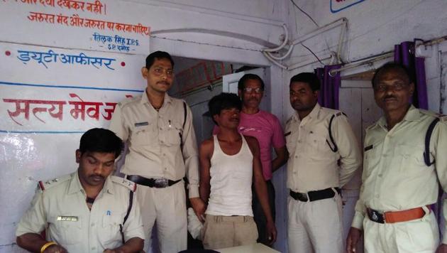 Harprasad has been arrested and charged with attempt to murder, which attracts a maximum punishment of 10 years in jail and a fine. (HT Photo) Harprasad has been arrested and charged with attempt to murder, which attracts a maximum punishment of 10 years in jail and a fine. (HT Photo)