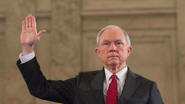 Reports of his two meetings led to calls for Jeff Sessions’ resignation by Democrats, who have accused him of misleading congress.(AFP File)