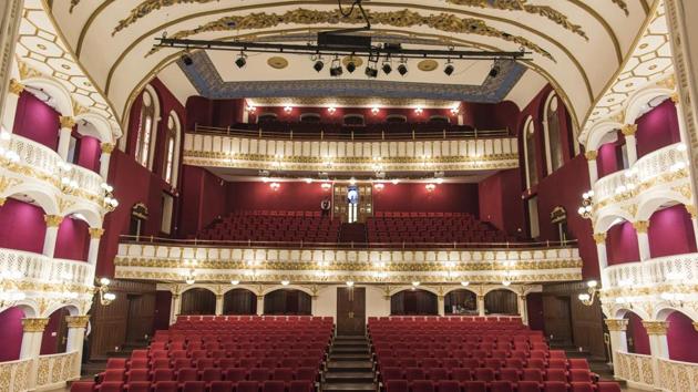 The main auditorium of The Royal Opera House is its defining feature.(Aalok Soni/ HT Photo)