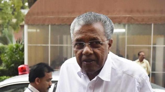 Kerala chief minister Pinarayi Vijayan has been blamed by the RSS leader for the killings of right-wing activists in the southern state. (HT File Photo) Kerala chief minister Pinarayi Vijayan has been blamed by the RSS leader for the killings of right-wing activists in the southern state. (HT File Photo)