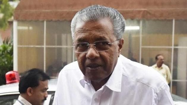 Kerala chief minister Pinarayi Vijayan has been blamed by the RSS leader for the killings of right-wing activists in the southern state. (HT file photo) Kerala chief minister Pinarayi Vijayan has been blamed by the RSS leader for the killings of right-wing activists in the southern state. (HT file photo)
