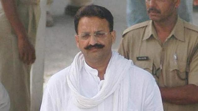 Gangster Mukhtar Ansari occupies the top slot not for the maximum number of cases.(Live Mint File Photo)