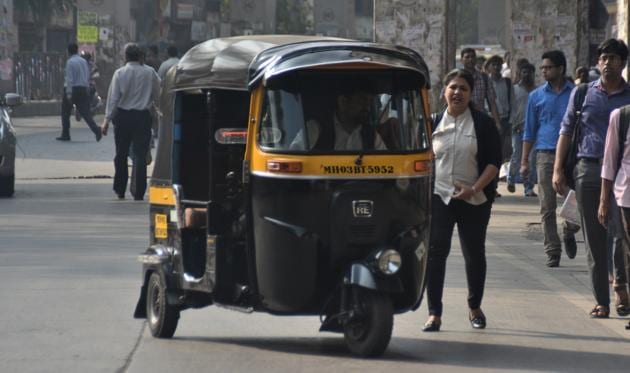 Mumbai, India - 15 February. 2016 : There was a huge rush due to auto strike in mumbai at Andheri East in Mumbai, India, on Monday, February 15, 2016. (Photo by Prashant Waydande/Hindustan Times)(HT file photo)