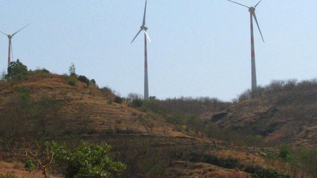 A windmill project in Maharashtra’s eco-sensitive Khed-Maval belt in Pune district poses a threat to Western Ghats. (HT File Photo) A windmill project in Maharashtra’s eco-sensitive Khed-Maval belt in Pune district poses a threat to Western Ghats. (HT File Photo)