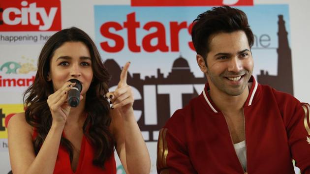 This is Alia and Varun’s third film together after their debut project, Student Of The Year (2012), and Humpty Sharma ki Dulhania  (2014). (AMAL KS/ HT PHOTO) 