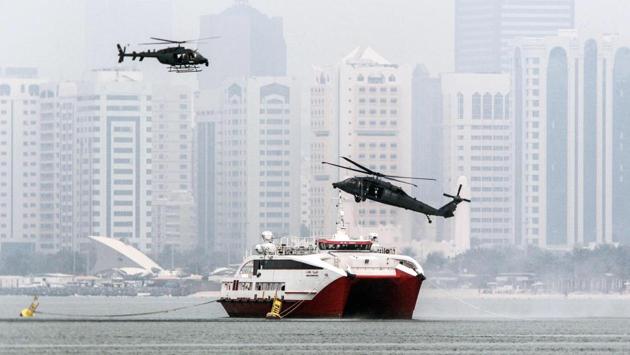While hosting some 5,000 American troops, the UAE seeks to send a message to Iran that it remains capable of defending itself and launching assaults with its forces. (Nezar Balout/AFP) While hosting some 5,000 American troops, the UAE seeks to send a message to Iran that it remains capable of defending itself and launching assaults with its forces. (Nezar Balout/AFP)