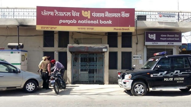 Pharala branch of Punjab National Bank(HT Photo)