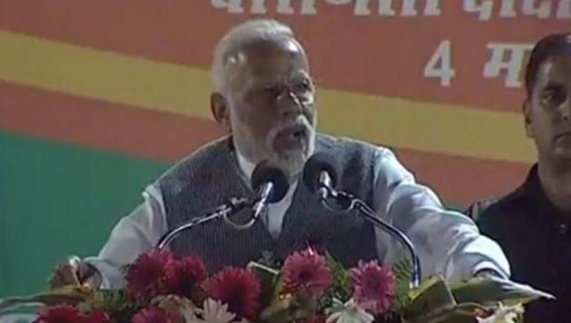 Prime Minister Narendra Modi in Varanasi(ANI)