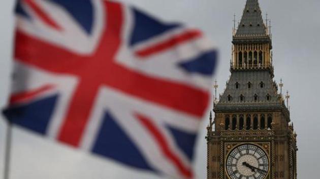 A Union flag flies near the The Elizabeth Tower, commonly known Big Ben, and the Houses of Parliament in London.(AFP File)
