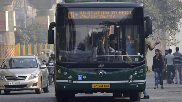 Currently, the ridership in the Metro’s city bus service has touched 10, 000 a day.(HT File)