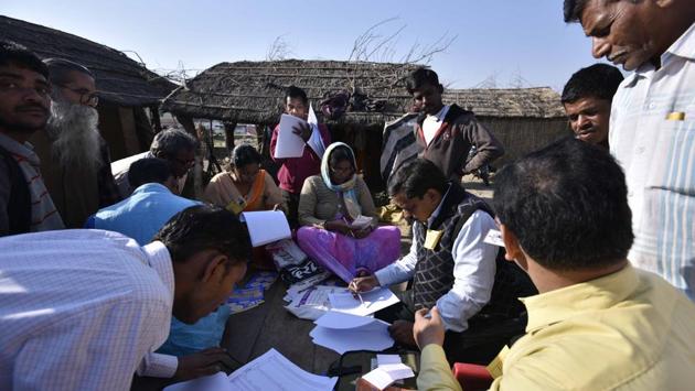 A view of a polling station at Ayodhya in Uttar Pradesh on February 27, 2017. (Arun Sharma/HT PHOTO) A view of a polling station at Ayodhya in Uttar Pradesh on February 27, 2017. (Arun Sharma/HT PHOTO)
