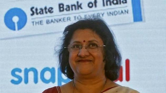 SBI chairman Arundhati Bhattacharya(HT Photo)