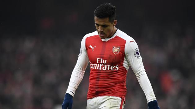 Alexis Sanchez was dropped from the starting line up before Arsenal’s Premier League match against Liverpool. (REUTERS) Alexis Sanchez was dropped from the starting line up before Arsenal’s Premier League match against Liverpool. (REUTERS)