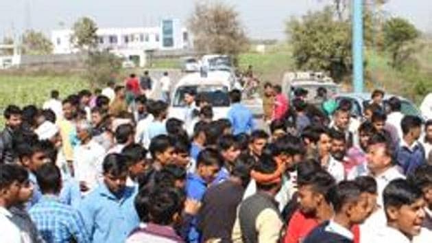 Police rejected any communal angle to the incident and said it might be a case of road rage. (HT Photo) Police rejected any communal angle to the incident and said it might be a case of road rage. (HT Photo)