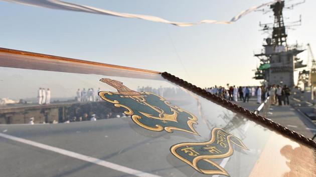 INS Viraat was the last of the Britist-built ship serving them. (Anshuman Poyrekar/HT Photo)