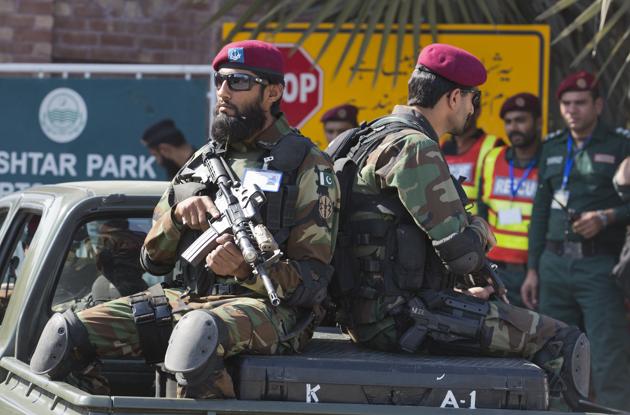 Pakistani security officials said the two Taliban terrorists were planning to target a Sufi shrine in Pakpattan district of Punjab province. (AP File) Pakistani security officials said the two Taliban terrorists were planning to target a Sufi shrine in Pakpattan district of Punjab province. (AP File)