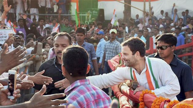 To boost the morale of the party workers, the Congress has planned a convention at Ramlila Maidan on Tuesday, which is to be addressed by Rahul Gandhi, party vice-president. (HT PHOTO) To boost the morale of the party workers, the Congress has planned a convention at Ramlila Maidan on Tuesday, which is to be addressed by Rahul Gandhi, party vice-president. (HT PHOTO)