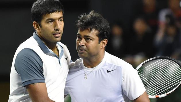 Rohan Bopanna (left) marks his return to the Davis Cup team after being excluded from the tie against New Zealand in February, while it will be one more Davis Cup campaign for veteran Leander Paes.(Getty Images)