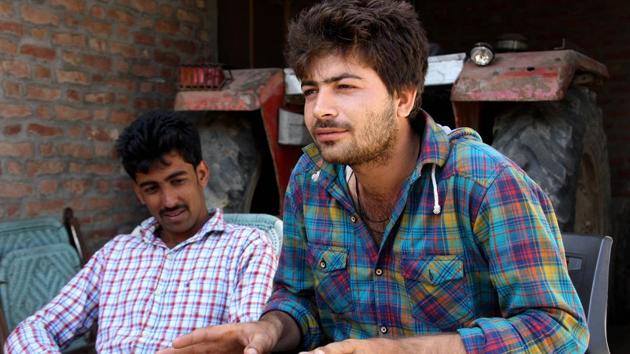 Mohit (in blue) and his two friends were briefly arrested in case of harassment after they were videotaped being beaten up on a bus by two girls.(Manoj Dhaka/HT Photo) Mohit (in blue) and his two friends were briefly arrested in case of harassment after they were videotaped being beaten up on a bus by two girls.(Manoj Dhaka/HT Photo)